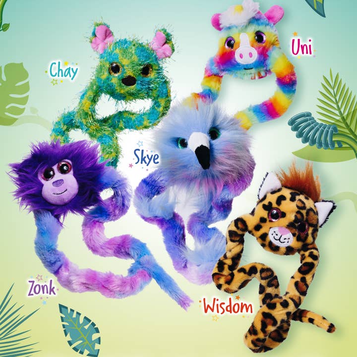 Tangle, Inc. - Wholesale Fidget Toy - Kids - Tangle® Furry Fidget Friends Plush Sensory Fidget Toy
