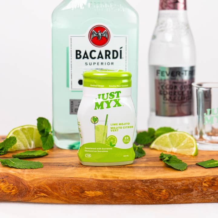 JustMyx Cocktail Drops - Vendita all'ingrosso Mix/sciroppo per cocktail - Gocce da cocktail Lime Mojito