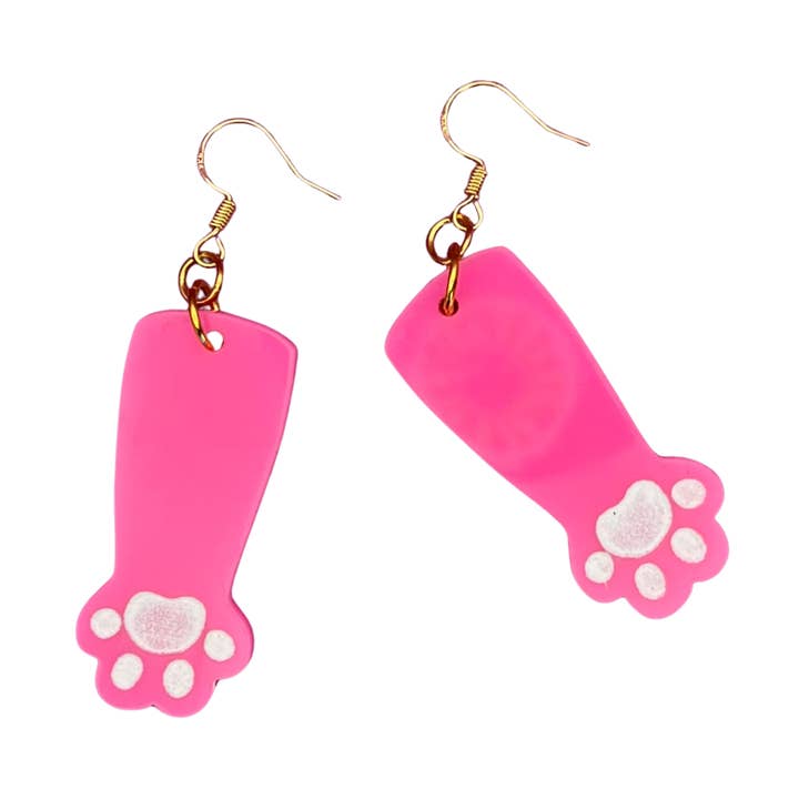 Kitty Paw Earrings for wholesale by The Spooky Haus