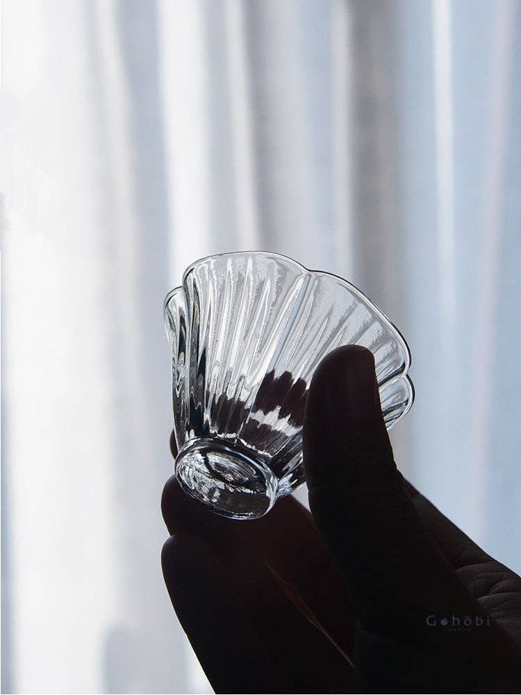 Gohobi （We cover U.S. import duties） - Venta al por mayor Taza de café/té - Taza de té de vidrio con diseño floral hecha a mano por Gohobi12