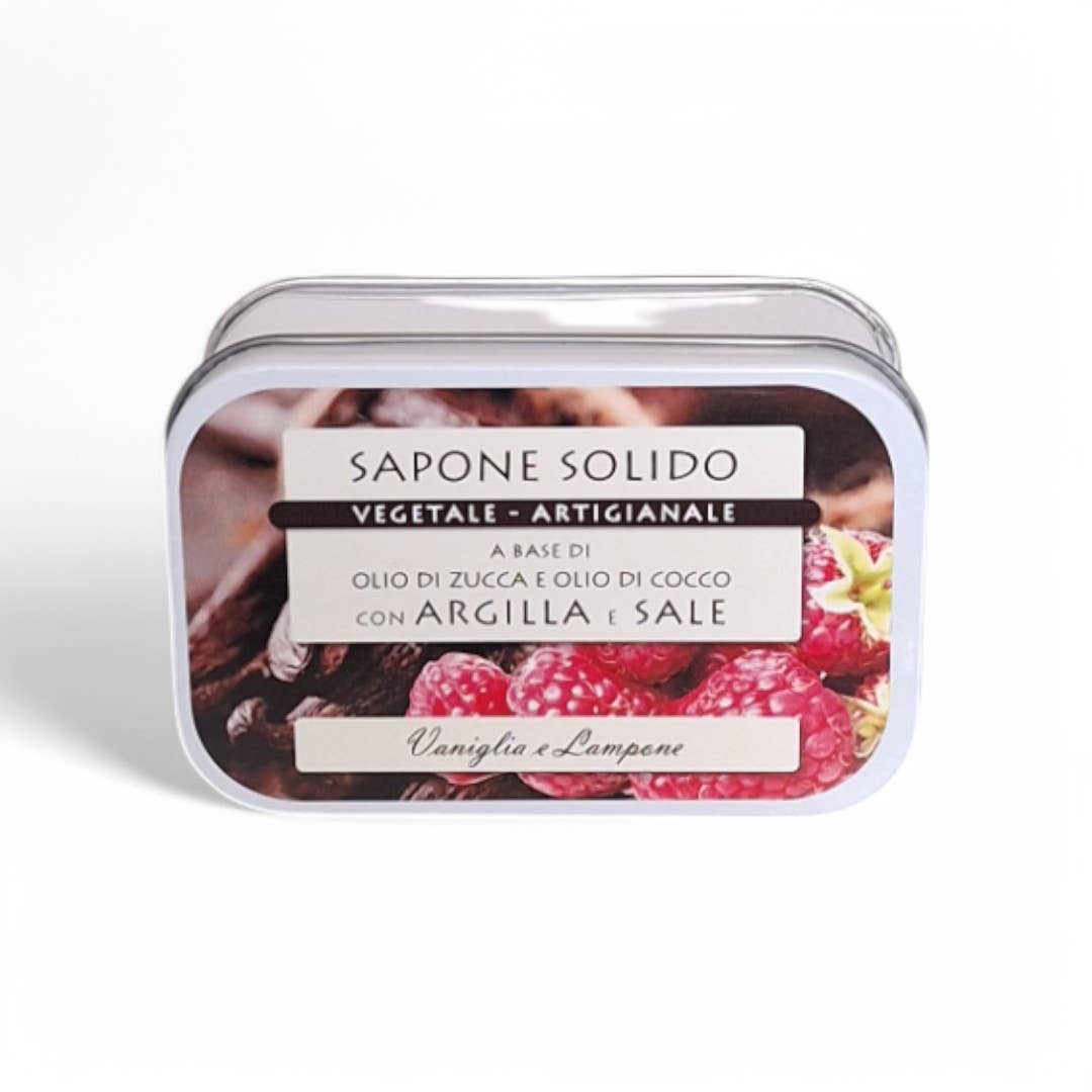 pirotta srl – sabonete sólido por atacado – I51X | Sabonete de Sal e Argila 85G Baunilha e Framboesa Ipa0