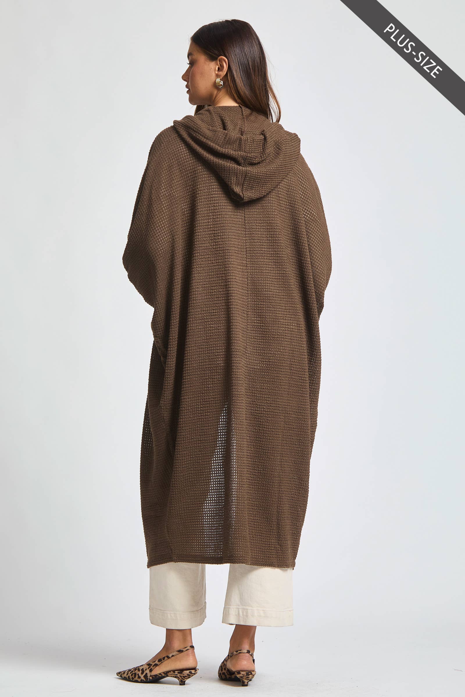 Dear Scarlett - Wholesale Cardigan - Women's - PLUS SIZE Cozy Knit Maxi Duster14