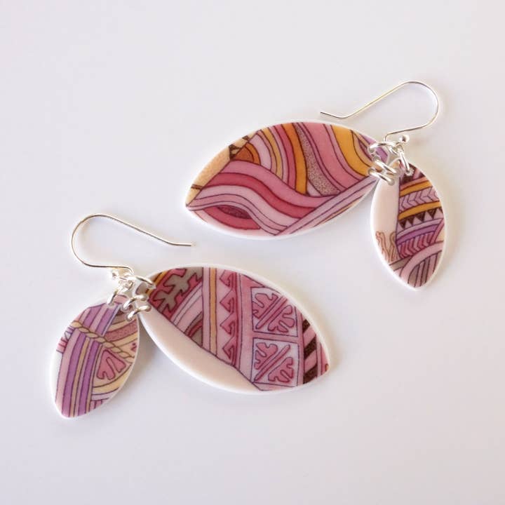 Double Marquise Earrings for wholesale by Material+Movement