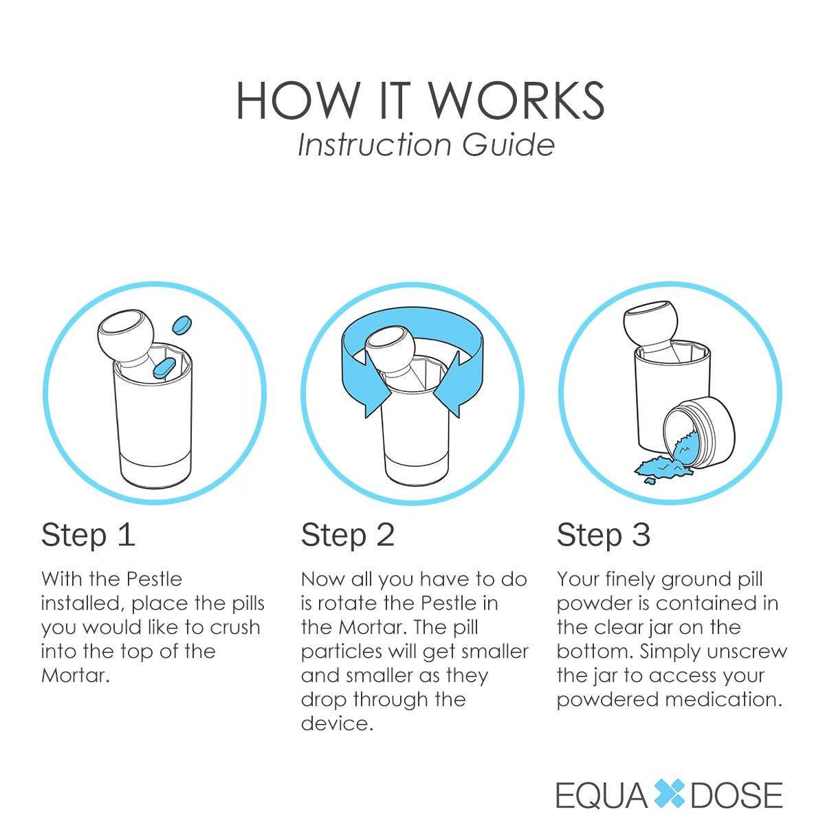 Apothecary Products LLC - Wholesale Pill Organizer - Equadose® Pug Pill Crusher4