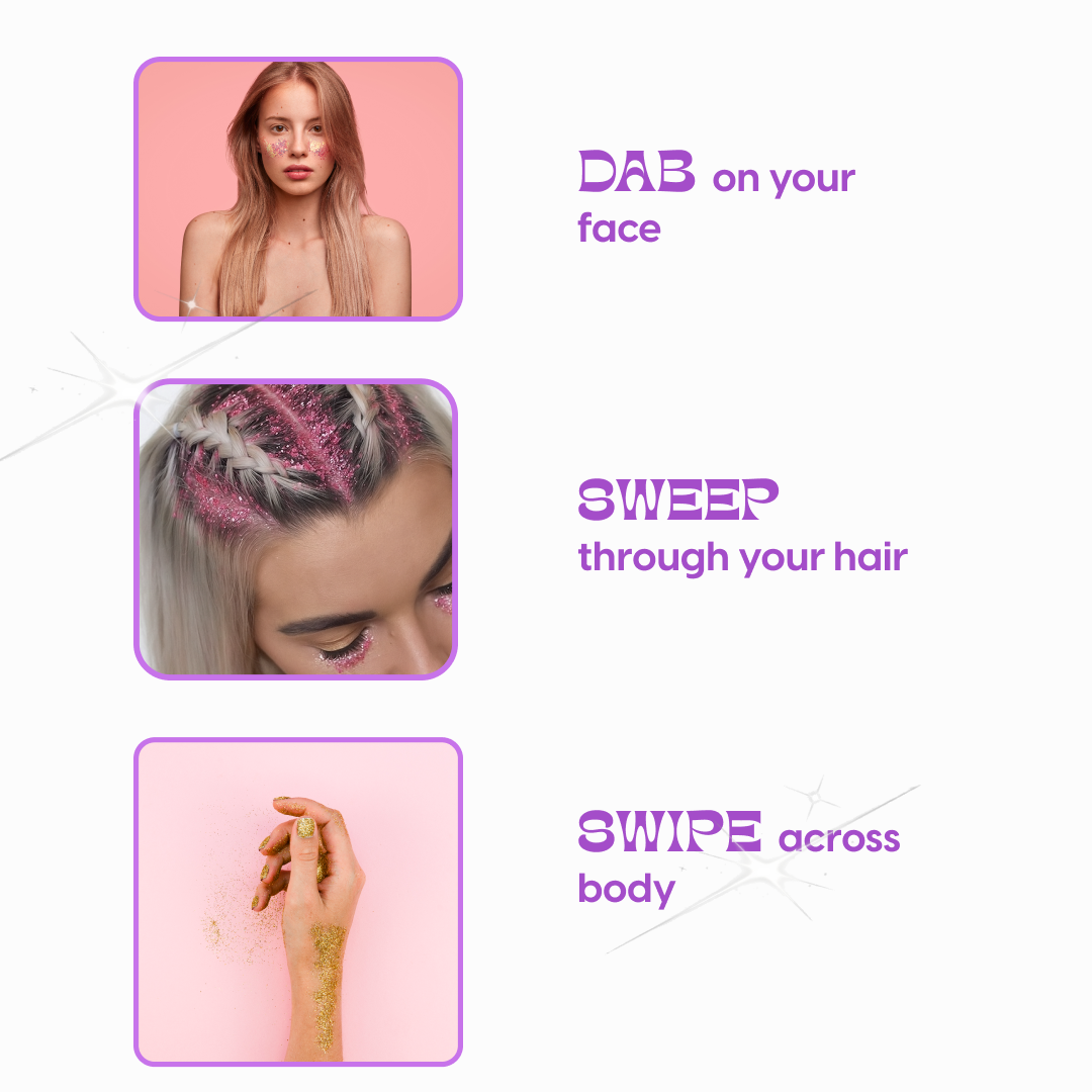 Kara Beauty - Wholesale Body Glitter/Shimmer - SPARKLE PARTY HAIR AND BODY GEL - SINGLE PACKS4