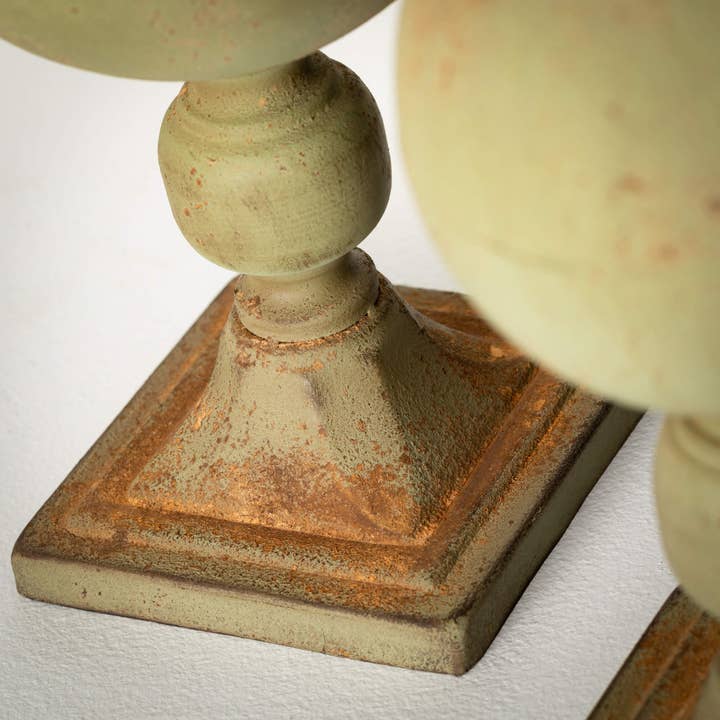 Sullivans Home Decor - Wholesale Sculpture - Patina Finial Sculpture Set 2