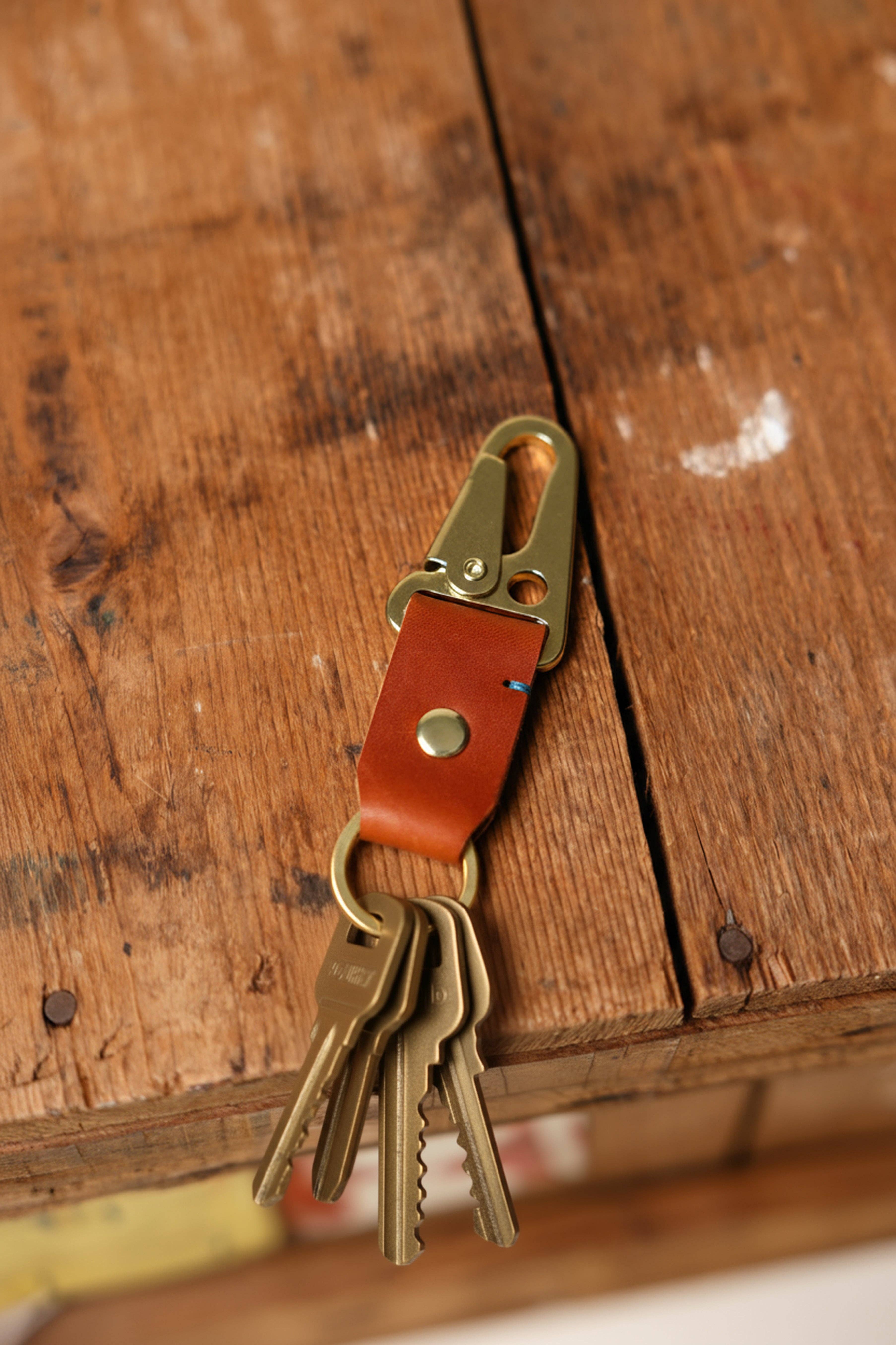 Bluebonnet - Wholesale Keychain - Unisex - The Companion Key Tag - English Tan4