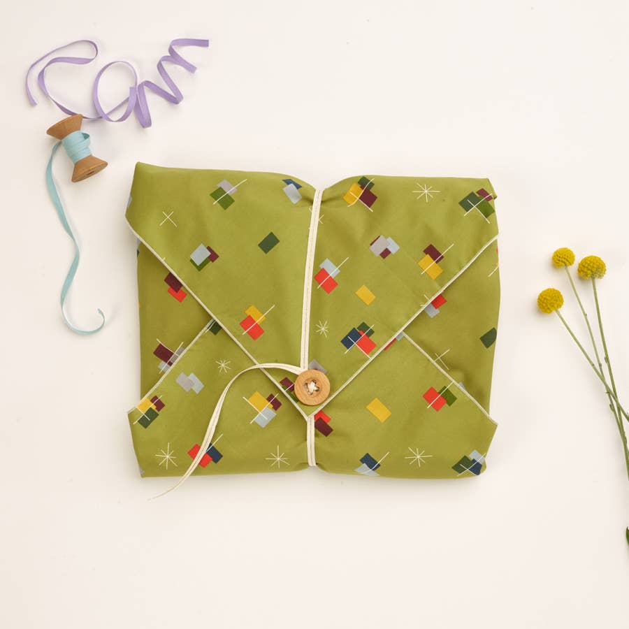 Big Green Bow Wrapping Paper