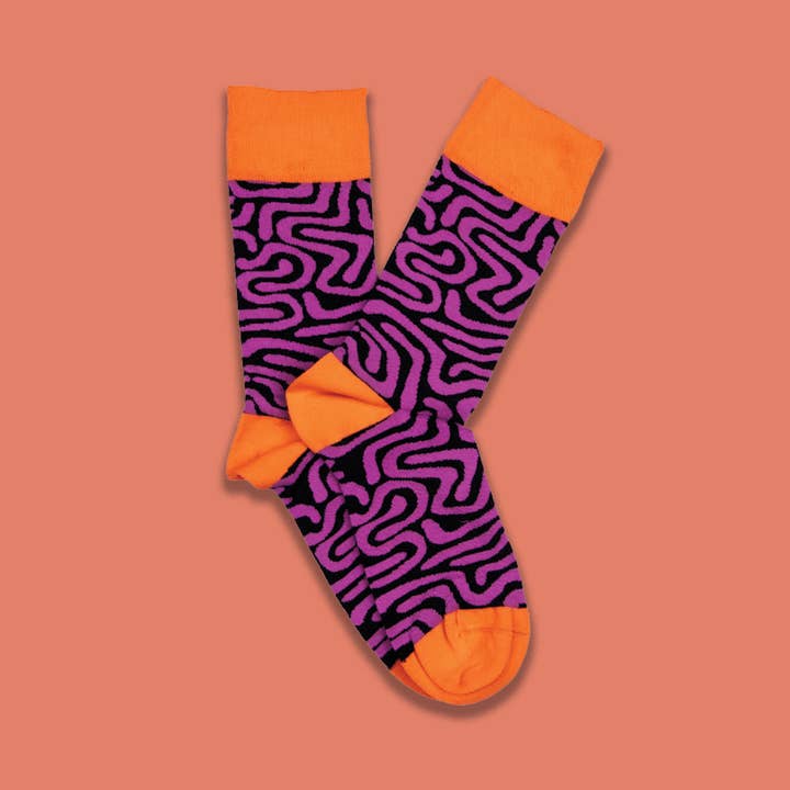 Bookishly (US Duties Paid) - Vente Chaussettes – unisexe - Chaussettes Afropop - Roots3