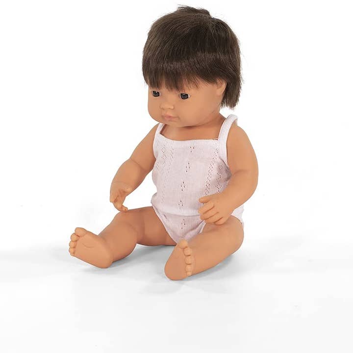 KsmToys - Wholesale Doll – Kids - Soft Body Brunette Hair Baby Doll Boy Caucasian Anatomically2
