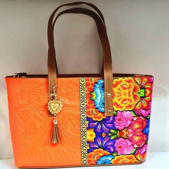 GMCE Global Trading, LLC - Wholesale Tote Bag - Unisex - Handmade Mexican Purse-Tote Bag Variety Of Colors13