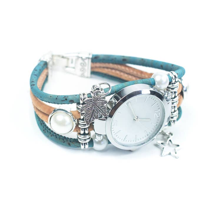 Meninas Bonitas Cork - Wholesale Wrist Watch - Women's - handmade cork watch WA-181-A6