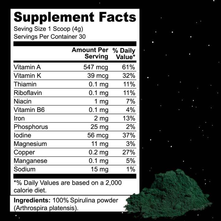 Mass Cast, LLC - Wholesale Protein/Superfood Powder - Organic Spirulina Powder by Project M