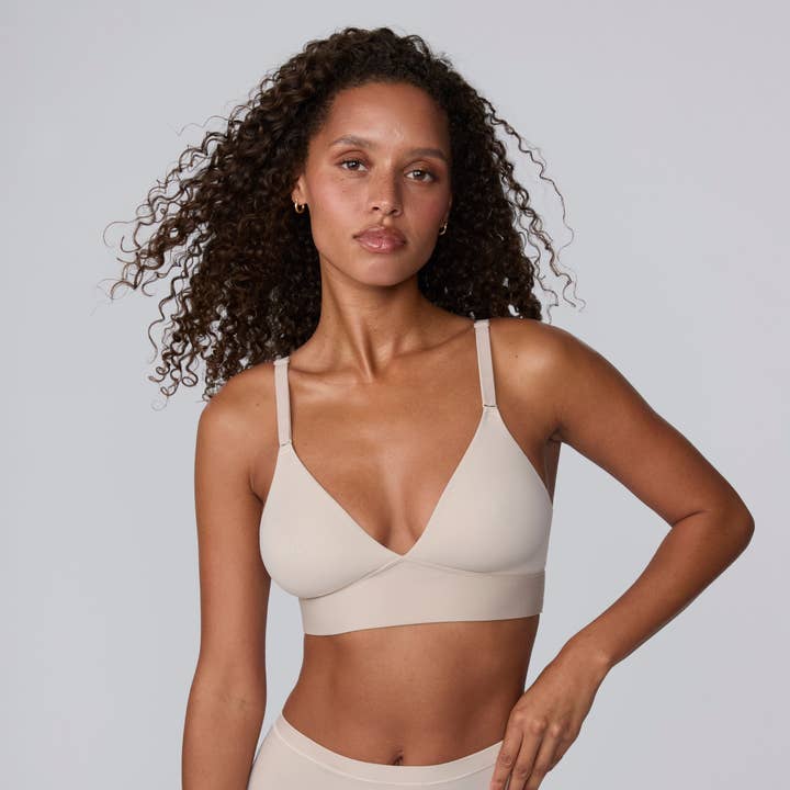 Bliss Triangle Bralette - Pebble for wholesale by Harper Wilde