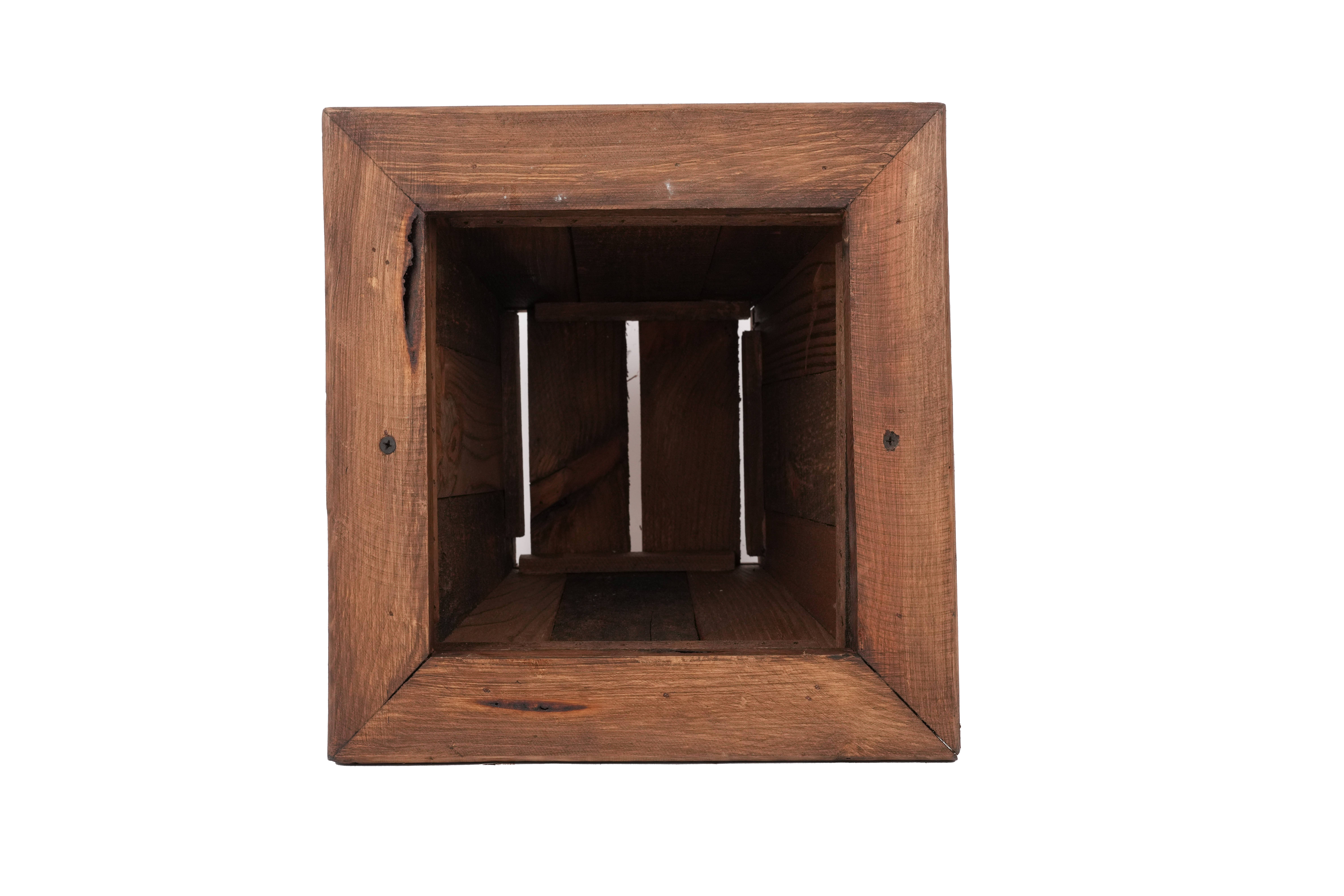 My Amigos Imports - Vente Jardinière - Jardinière rustique en bois avec poignées style ferme Midland - blanche7