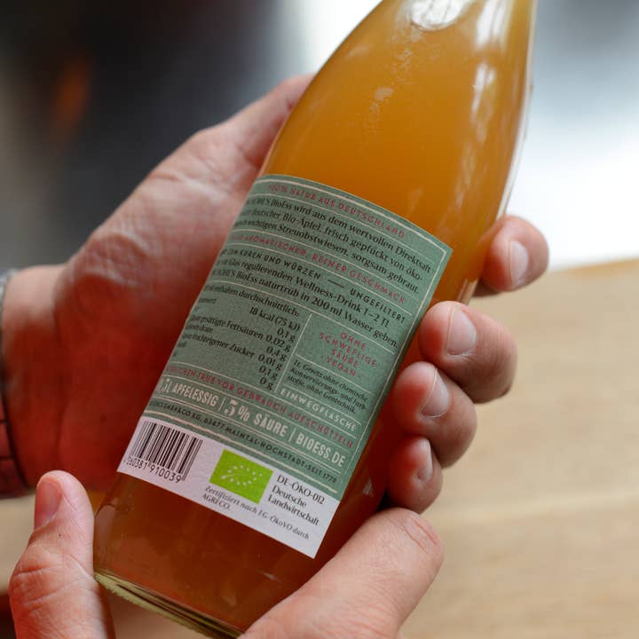 DR. HÖHL'S – sidra de maçã por atacado – Vinagre de maçã orgânico naturalmente turvo BioEss DR. HÖHL'S, vegano, 500 ml2