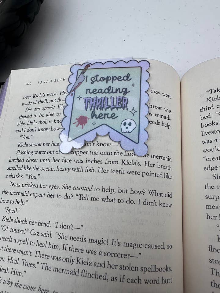 Marcador magnético de correio thriller por atacado de Brinnvill Books