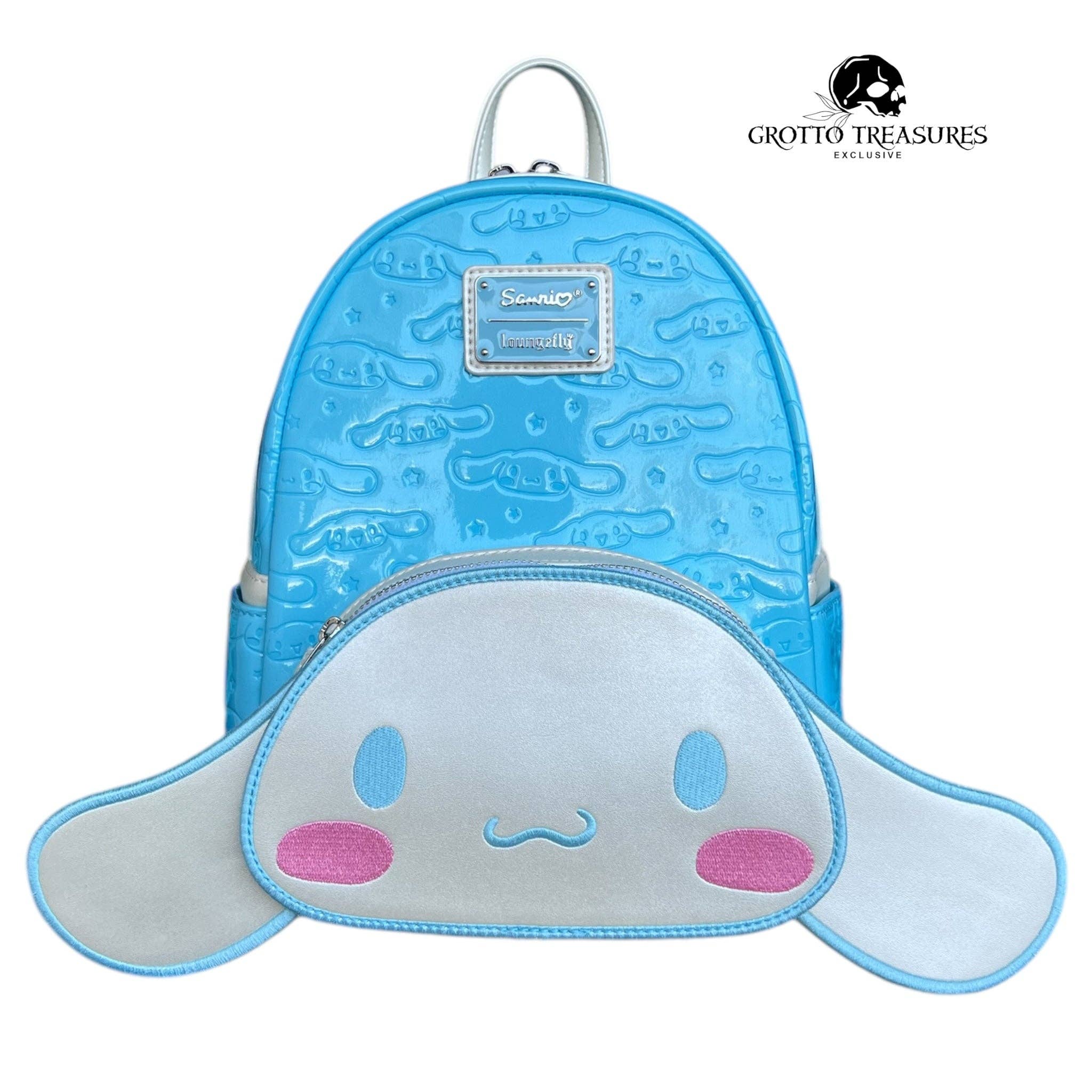 Grotto Treasures - Wholesale Backpack - Unisex - Grotto Treasures Exclusive - Sanrio Cinnamoroll Moveable Ears Mini Backpack3