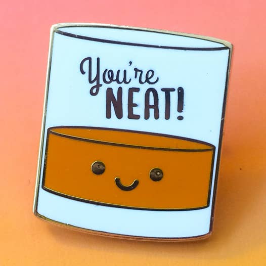 Tiny Bee Cards - Wholesale Lapel Pin/Button - You're Neat Enamel Pin0