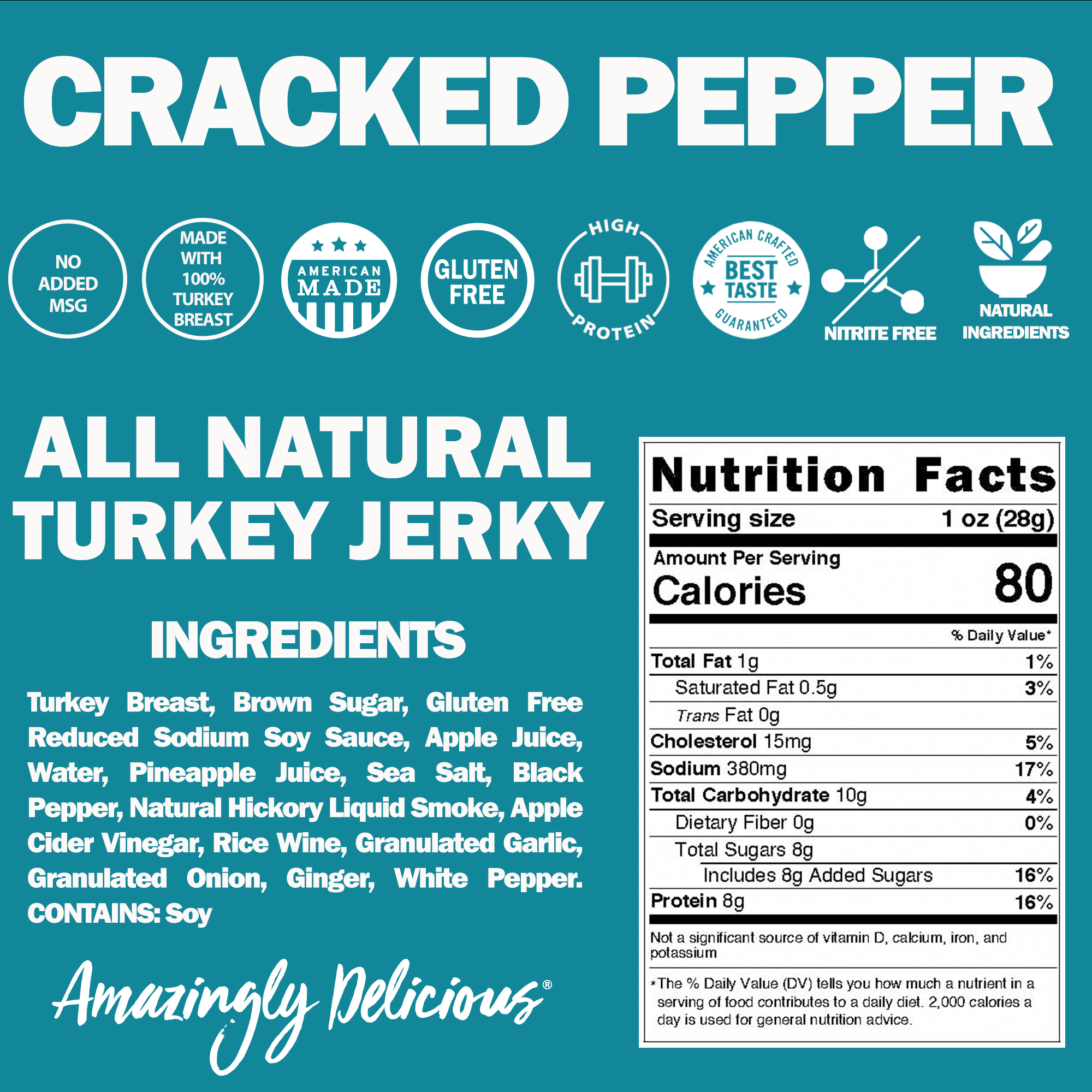 FIELD TRIP - Wholesale Jerky - Cracked Pepper Turkey Jerky (1oz)3
