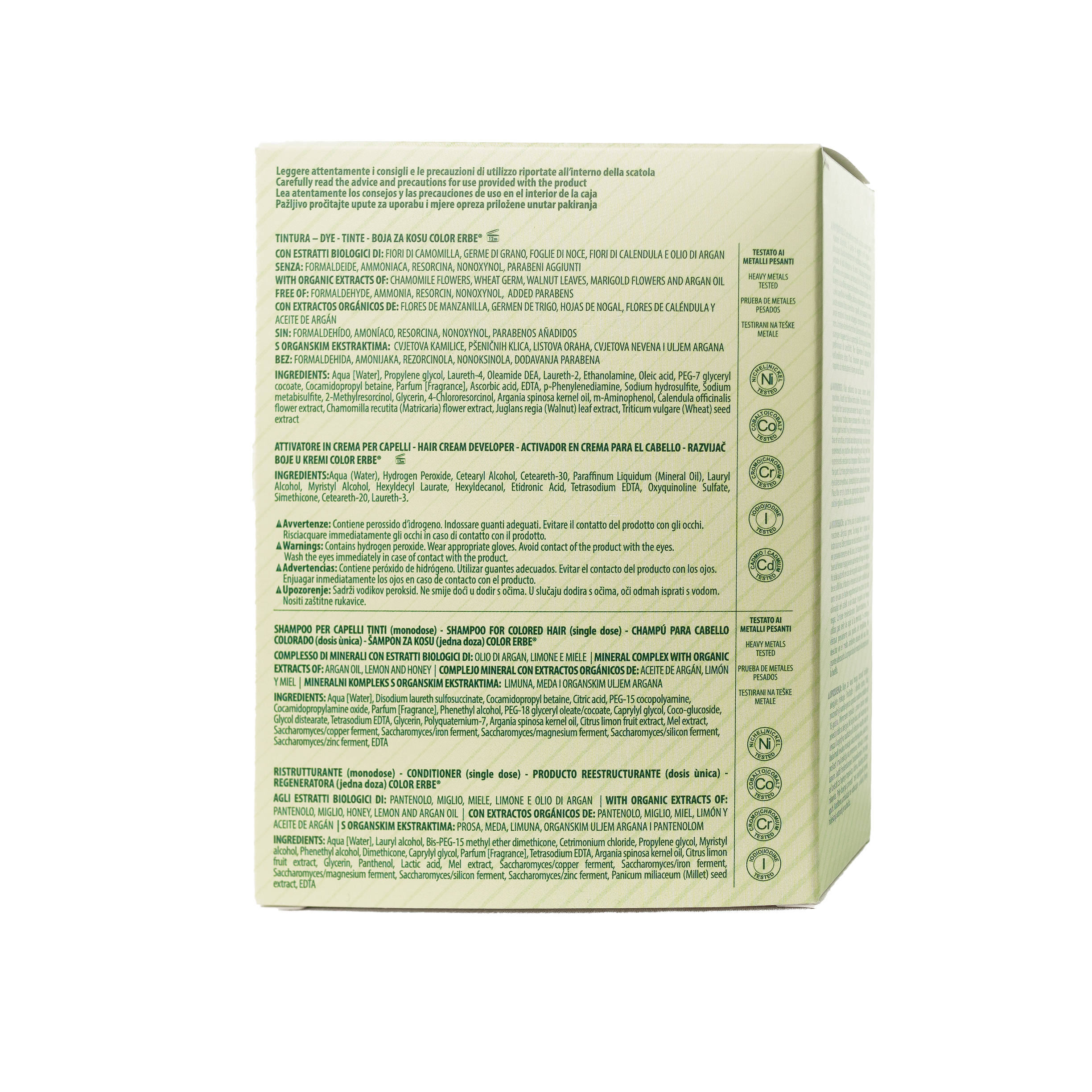 COLOR ERBE - Wholesale Hair Dye - Color Erbe Estr. Dye Bio Light Blonde (8.0) - Made in Italy6