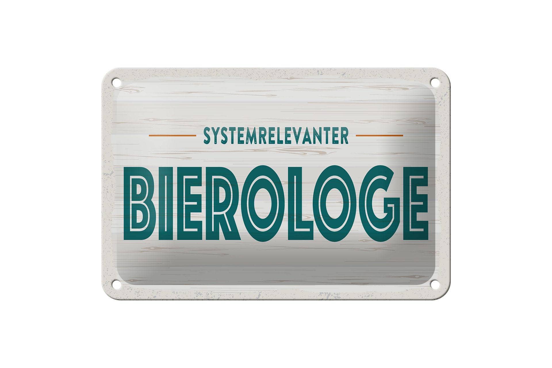 Femer - Wholesale Sign - Alcohol metal sign 18x12 cm system-relevant Bierologist decorative sign0