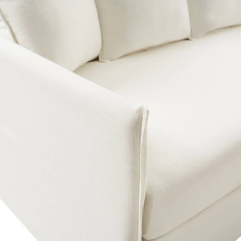 White Severin Slipcovered Sofa for wholesale on Faire4