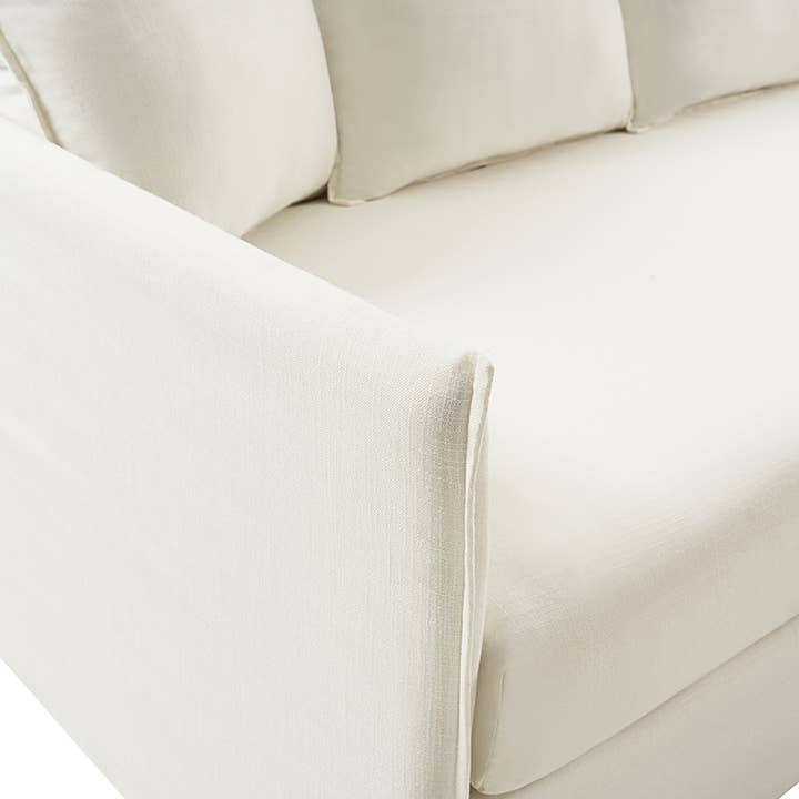 White Severin Slipcovered Sofa for wholesale on Faire4