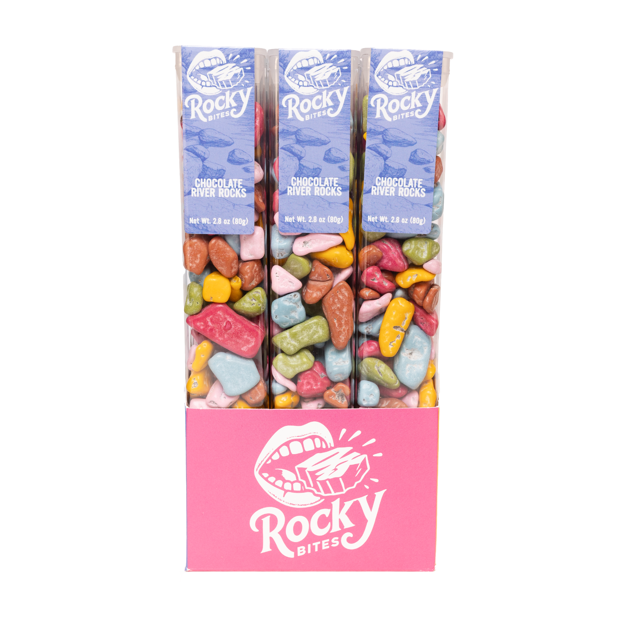 Sunflower Food Company - Wholesale Chocolate Covered Sweets - Chocolate Colorful Candy River Rocks2