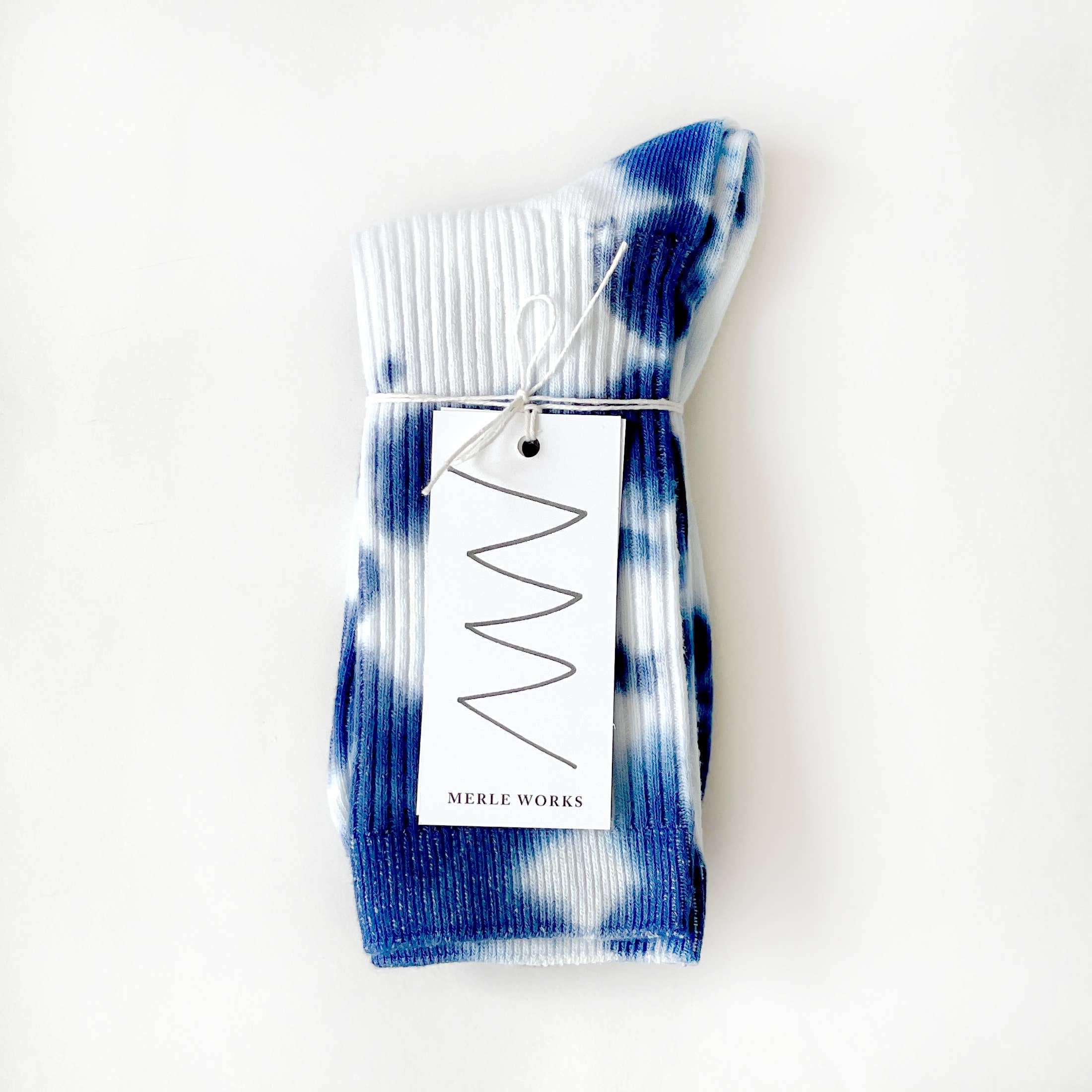 Merle Works - Wholesale Socks - Unisex - Indigo Tie-dye Dressy Socks3