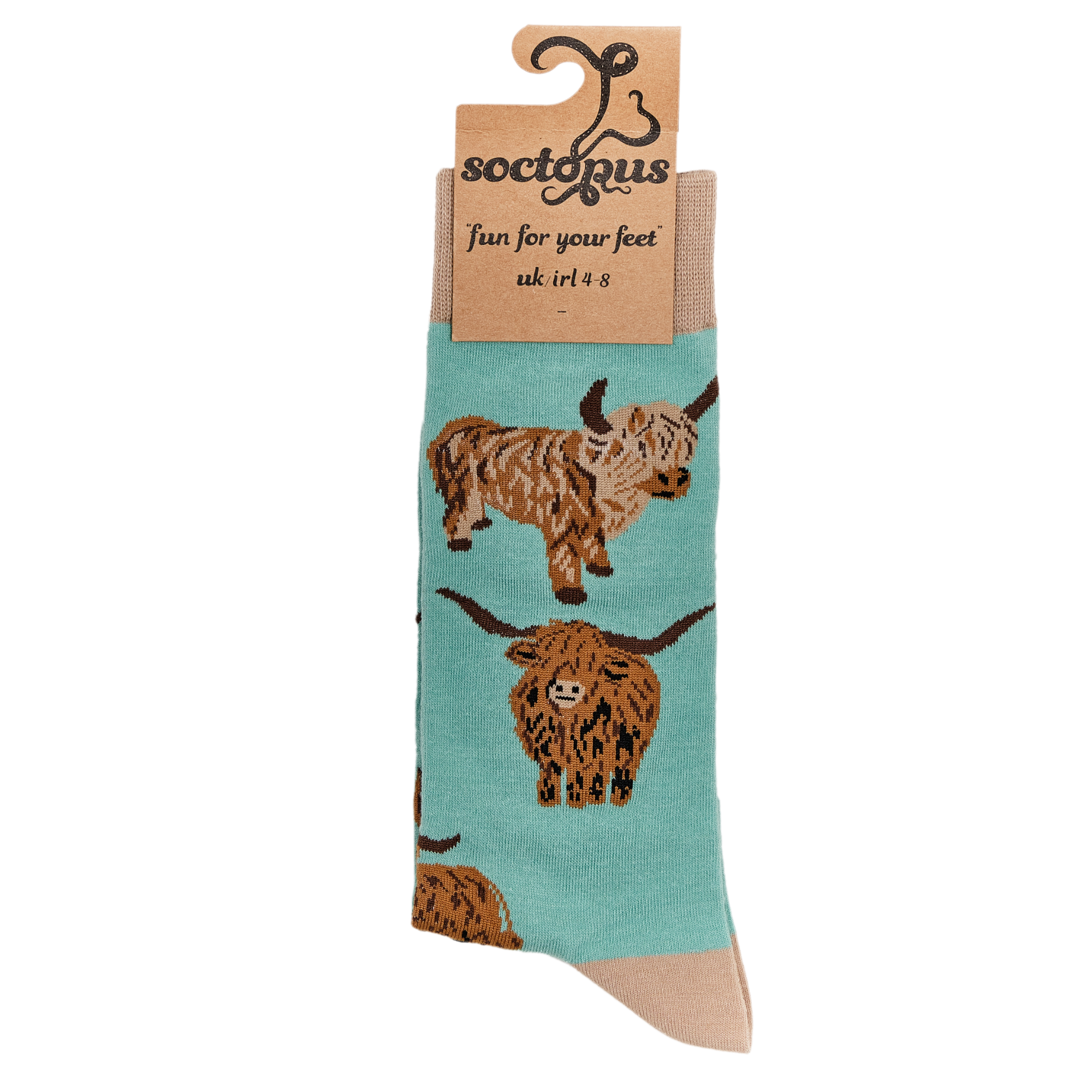 Socktopus - Wholesale Sokken - Uniseks - Highland Cow Socks - Och Aye the Moo!20