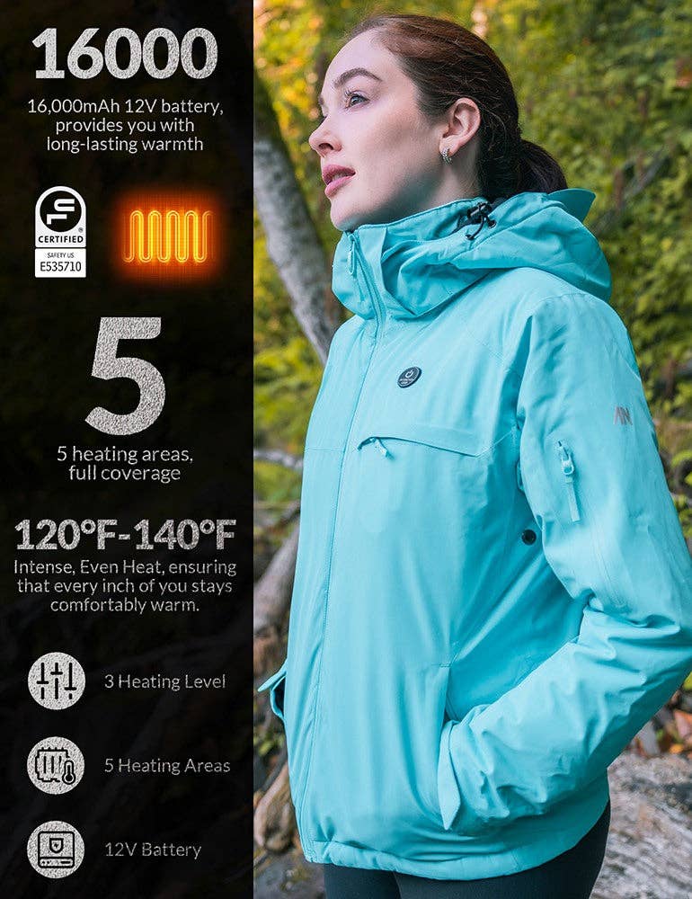 Antarctica Outdoors - Wholesale Jacket - Women's - ANTARCTICA GEAR Heated Jacket, Ski Jacket Coat For Women Winter Coat22