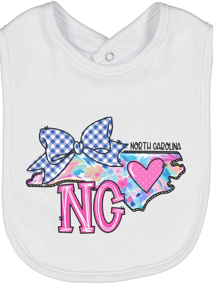 North Carolina State Bib for Girls for wholesale by Initial Request