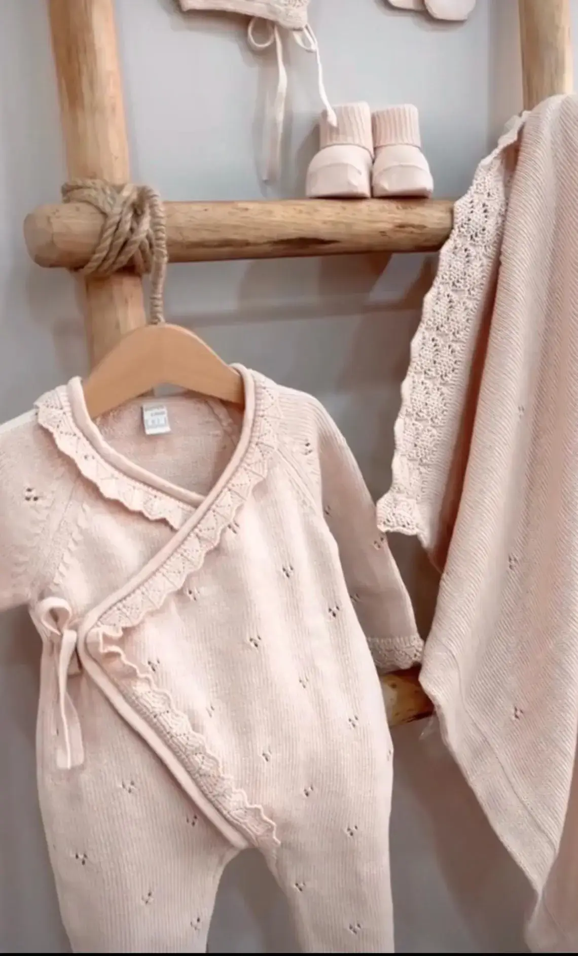 Nipperland - Wholesale Clothing Set - Baby - Knitted Newborn Baby Coming Home Outfit Layette Set Cotton4