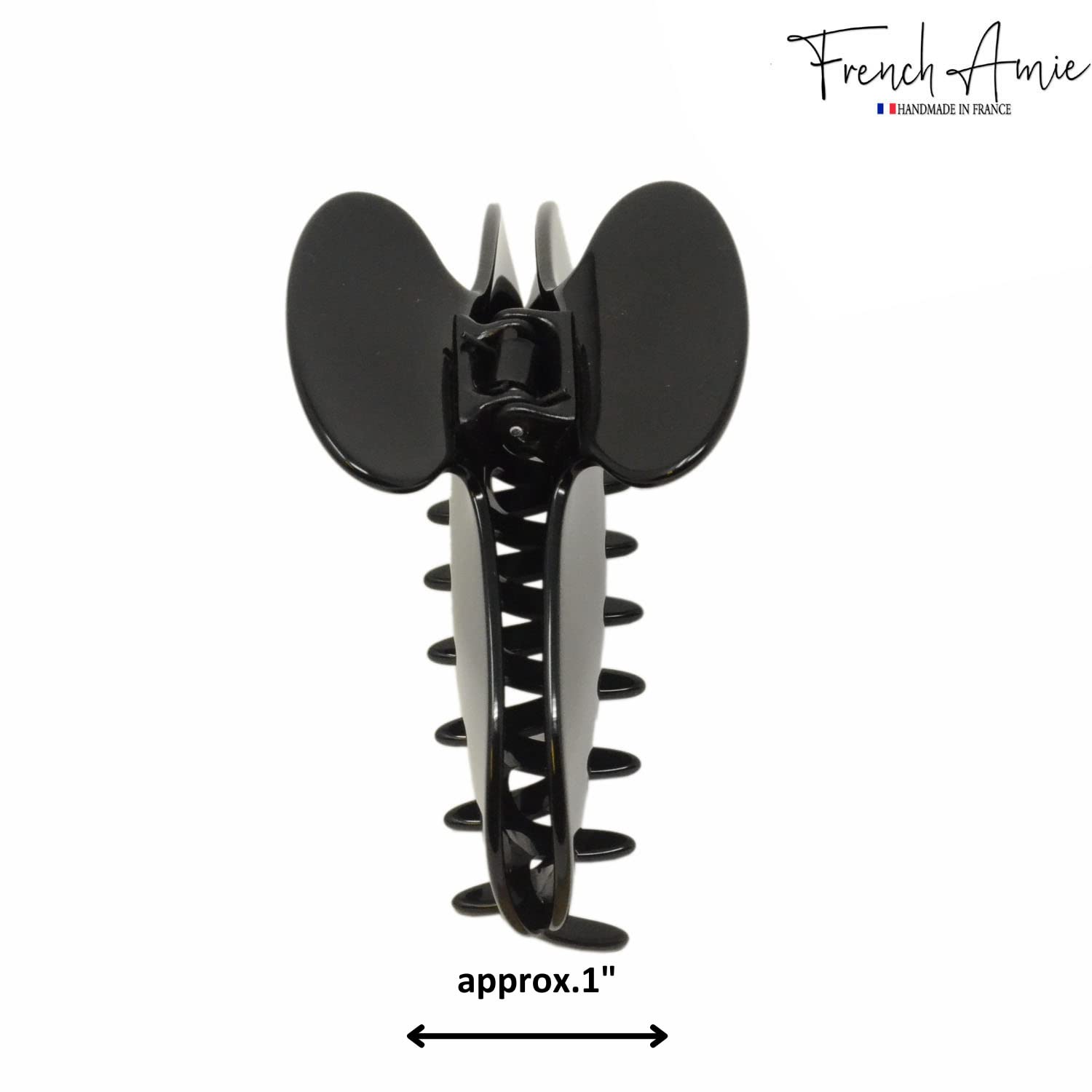 Parcelona - Wholesale Hair Clip - Women's - French Amie Thin Oval Large 4 1/4” Handmade Celluloid Jaw Hair Claw for Women26