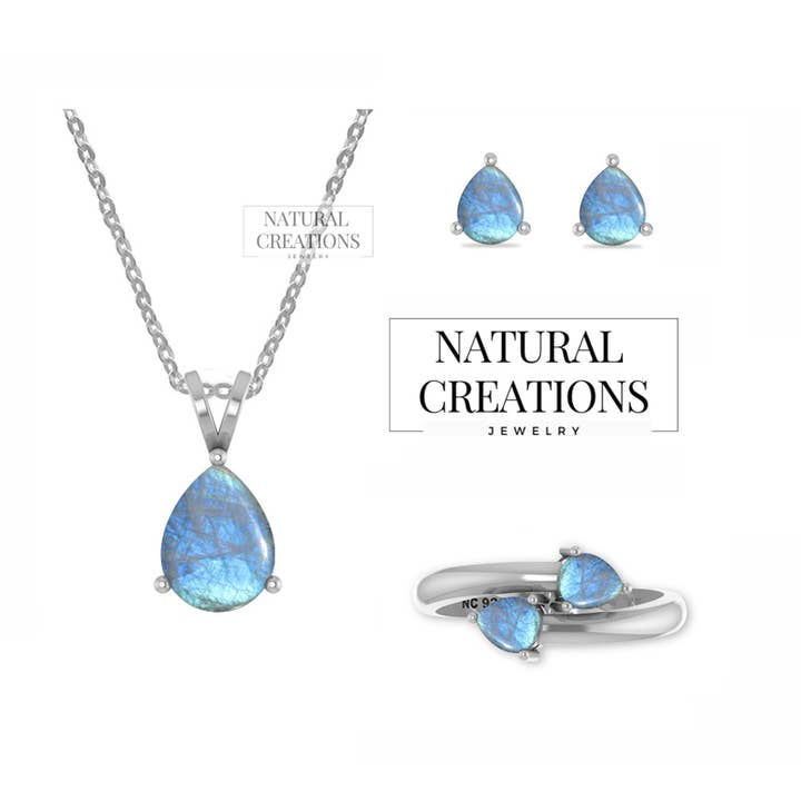 Nature Crafts - Wholesale Jewellery set - Natural Gemstone Jewelry Set for Women in 925 Silver7