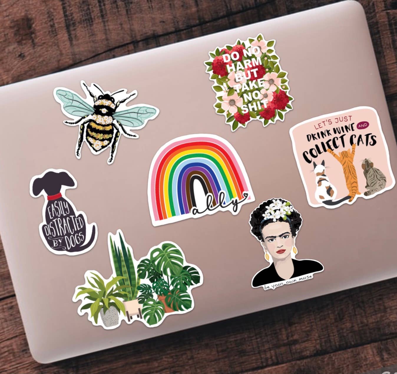 Merrily Paper - Wholesale Sticker - Distracted By Dogs Dog Lover Sticker1