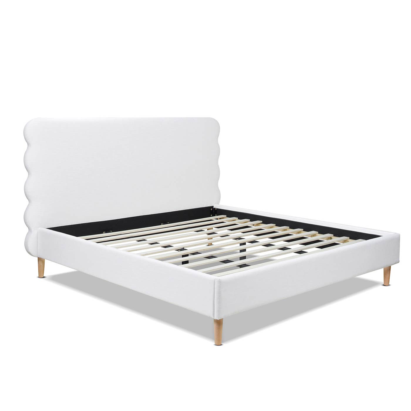 Jennifer Taylor Home - Wholesale Bed - Stockholm Modern Wavy Headboard Platform Bed13