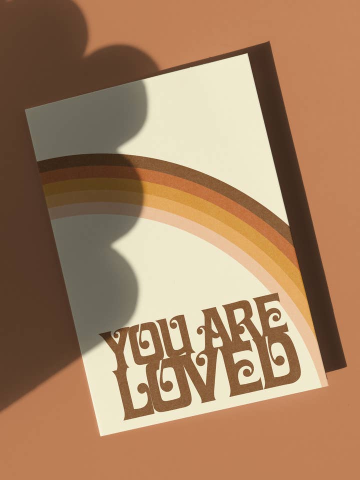 You Are Loved -Retro Vintage Greeting Card and other Purchase Wholesale peper harrow. Free Returns & Net 60 Terms on Faire trending on Faire.