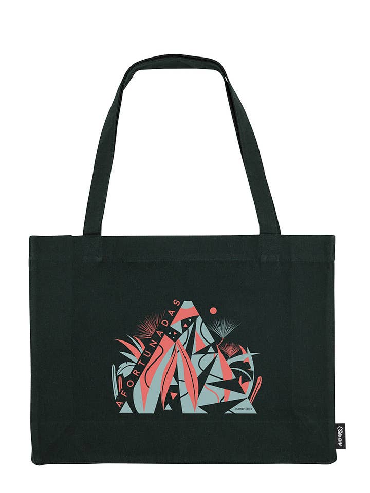 Svart shoppingväska - Lucky för wholesale av The Collective Way