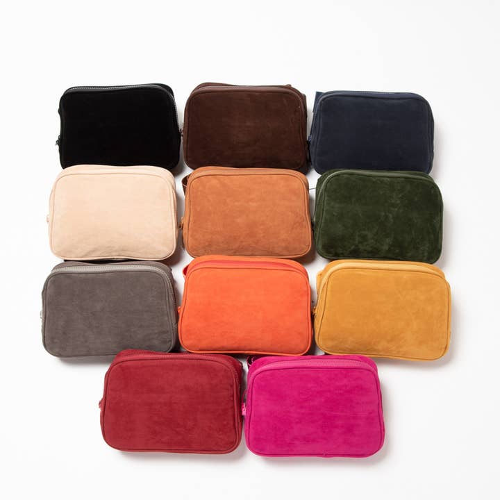MiMi Wholesale - Wholesale Belt Bag - Women's - TG10515 Olivia Vegan Suede Fanny Pack