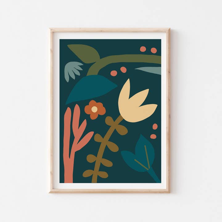 Night Garden Print for wholesale by Edenwilde