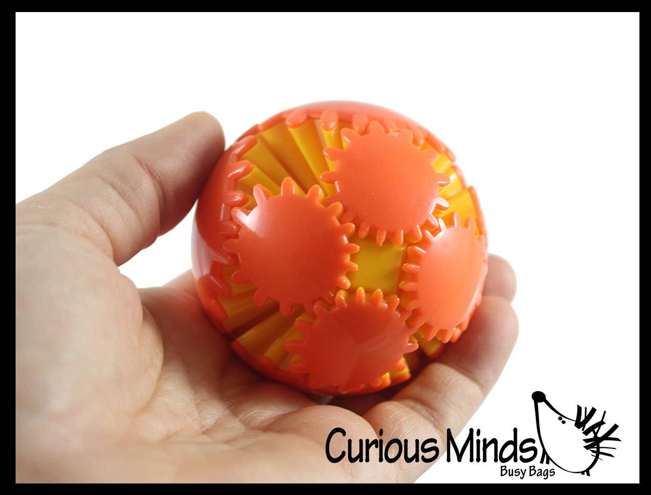 Curious Minds Toys - Wholesale Fidget Toy - Kids - 1  Gear Ball Fidget - Rotating and Spinning Spinner Stress S7