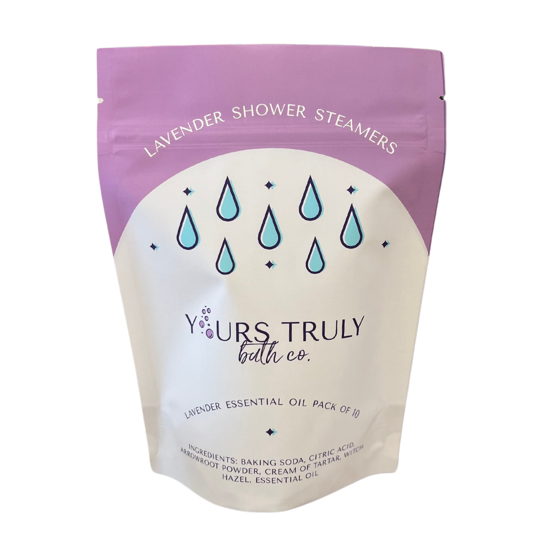Yours Truly Bath Co - Wholesale Shower Steamer/Bomb - Lavender Shower Steamers1