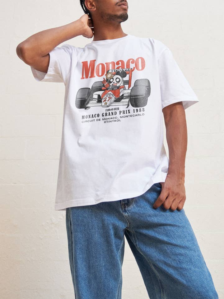 T-shirt Monaco Racing pour la vente par Threadheads