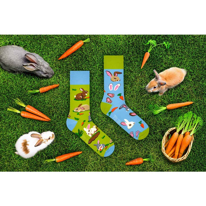 Spox Sox – Engroshandel Strømper - Unisex – Kaninstrømper - Kaninstrømper - afslappede strømper, der ikke matcher2