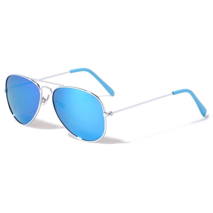 Sunrayzz Imports - Wholesale Zonnebrillen - Kinderen - Color Mirror Aviator zonnebril voor kinderen k6258-cm3
