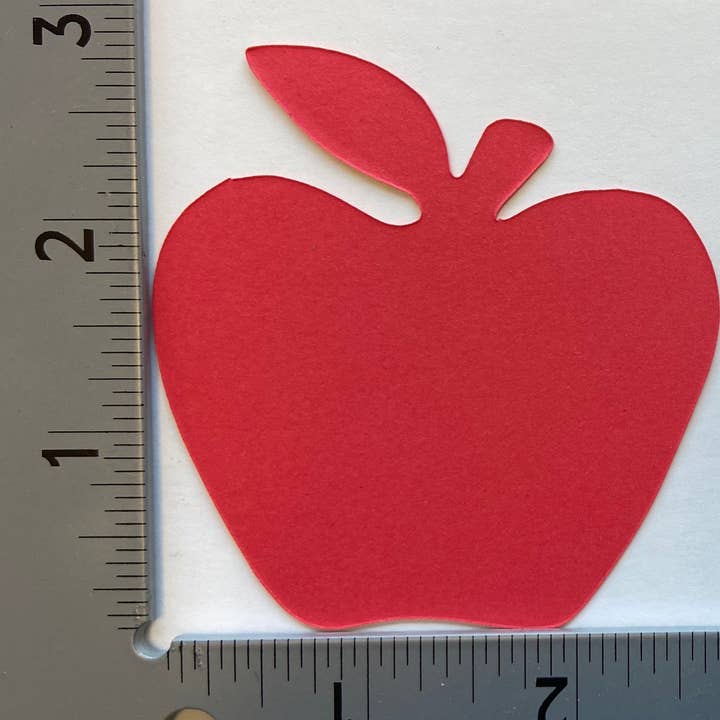 Creative Shapes Etc. - Venta al por mayor Recortables - Recortes creativos tricolores de Apple- 3»