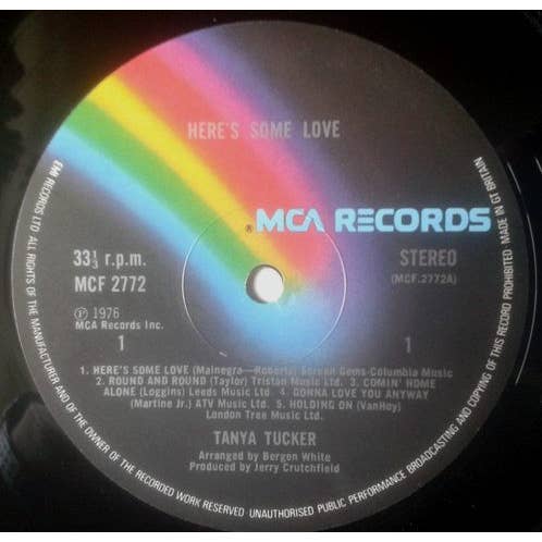 Real Retro - Wholesale Music CD/Vinyl - TANYA TUCKER Here's Some Love Music Vinyl Record2