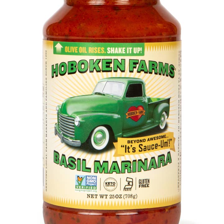 Hoboken Farms - Wholesale Pasta Sauce - Hoboken Farms Basil Marinara 6 Pack